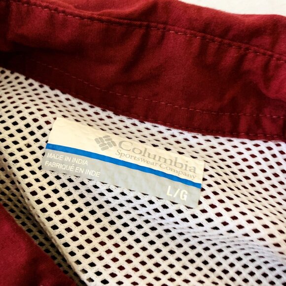 Alabama Crimson Tide Columbia Bonehead Button-Up Shirt Outdoor Fishing Size L - Picture 11 of 13